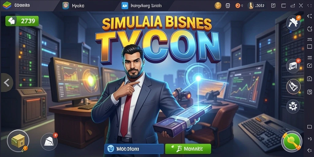 Tampilan menarik gameplay Tycoon yang menggugah semangat Anda.