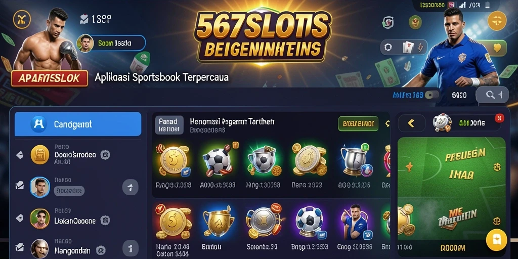 Screenshot gameplay 567SLOTS dengan antarmuka taruhan yang menarik.