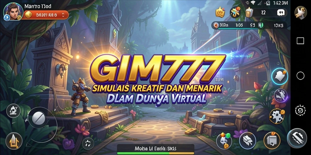 Tampilan utama GIM777 yang menampilkan aksi gameplay yang menarik dan interaktif.