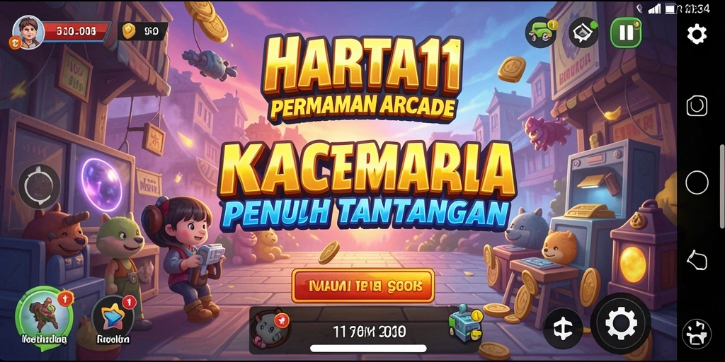 Tampilan gameplay seru dan menantang di HARTA11.