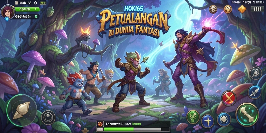 Gameplay petualangan HOKI65 yang penuh aksi dan tantangan.