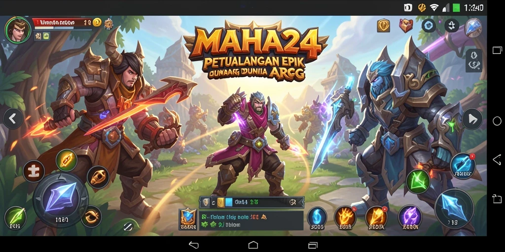 Screenshot utama MAHA24 menampilkan aksi seru gameplay ARPG.