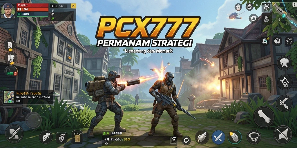 Tampilan gameplay menarik dari PCX777 yang menonjolkan strategi ala pemain.