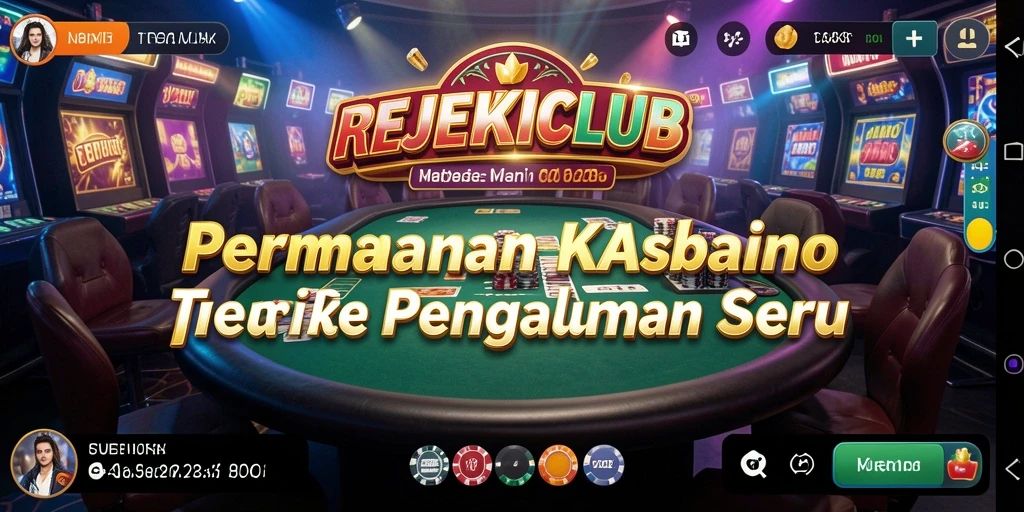 Tampilan gameplay mendebarkan di REJEKICLUB yang memikat pemain.