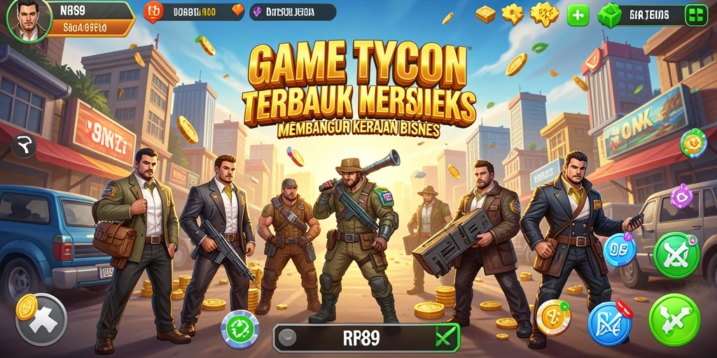 Tampilan gameplay Tycoon yang menarik dan interaktif di RR89.