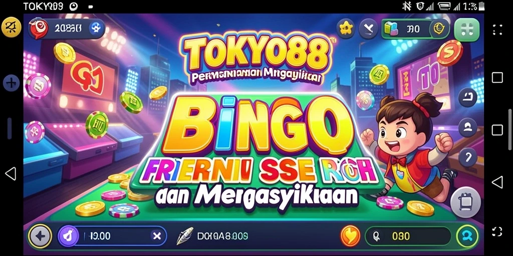 Screenshot gameplay TOKYO88 menunjukkan keseruan bermain Bingo.