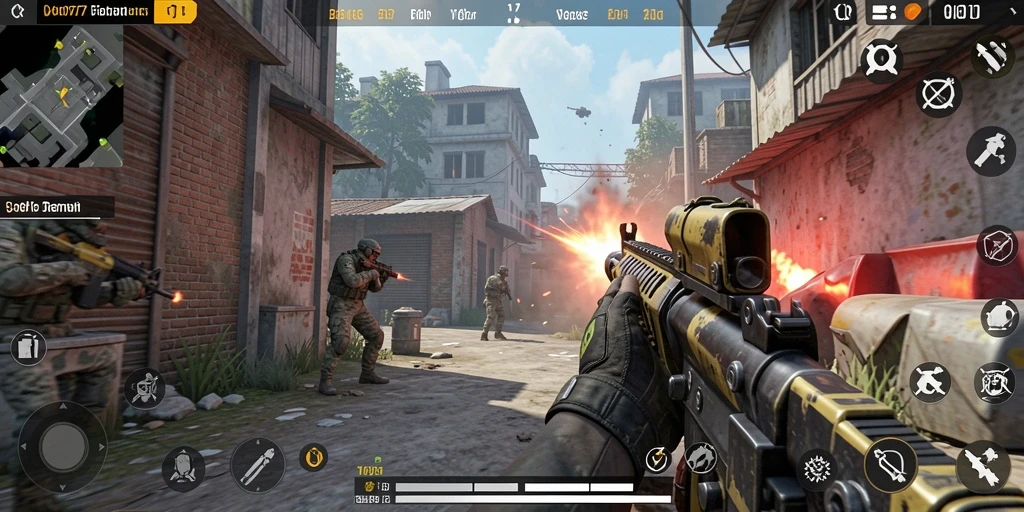 Screenshot VIO77 menampilkan aksi seru dalam gameplay FPS.
