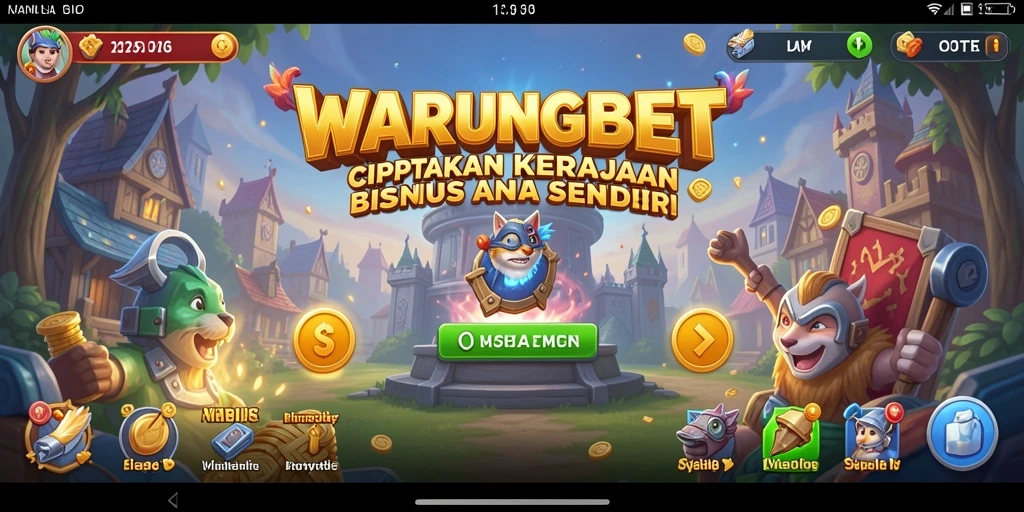 Screenshot gameplay menampilkan pengalaman manajemen bisnis yang seru.